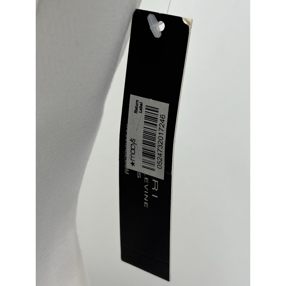 NEW! Tahari Sheath Dress Sz 8 Winter White Cutouts Career Stretch Pencil - Picture 8 of 8
